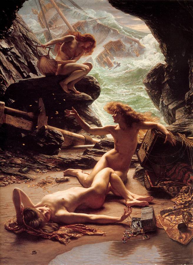 Poynter Edward - La grotte des nymphes de la tempete.jpg